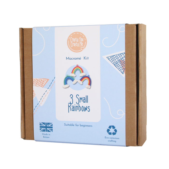 MacramÃ© Trio of Rainbows Kit - Summer